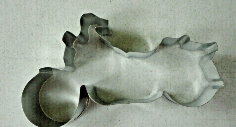 Motorcycle Cookie Cutter 4.5 in gallery