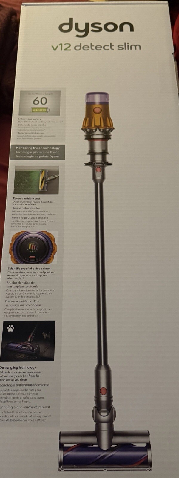 Dyson V12 Detect Slim Cordless Stick Vacuum SV46 BRAND NEW!! In Original Box. gallery