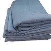 Linen Blue 8' Ceiling to Floor Drapes 4 Curtain Panels Ikea Aina Unlined 58"x98" gallery