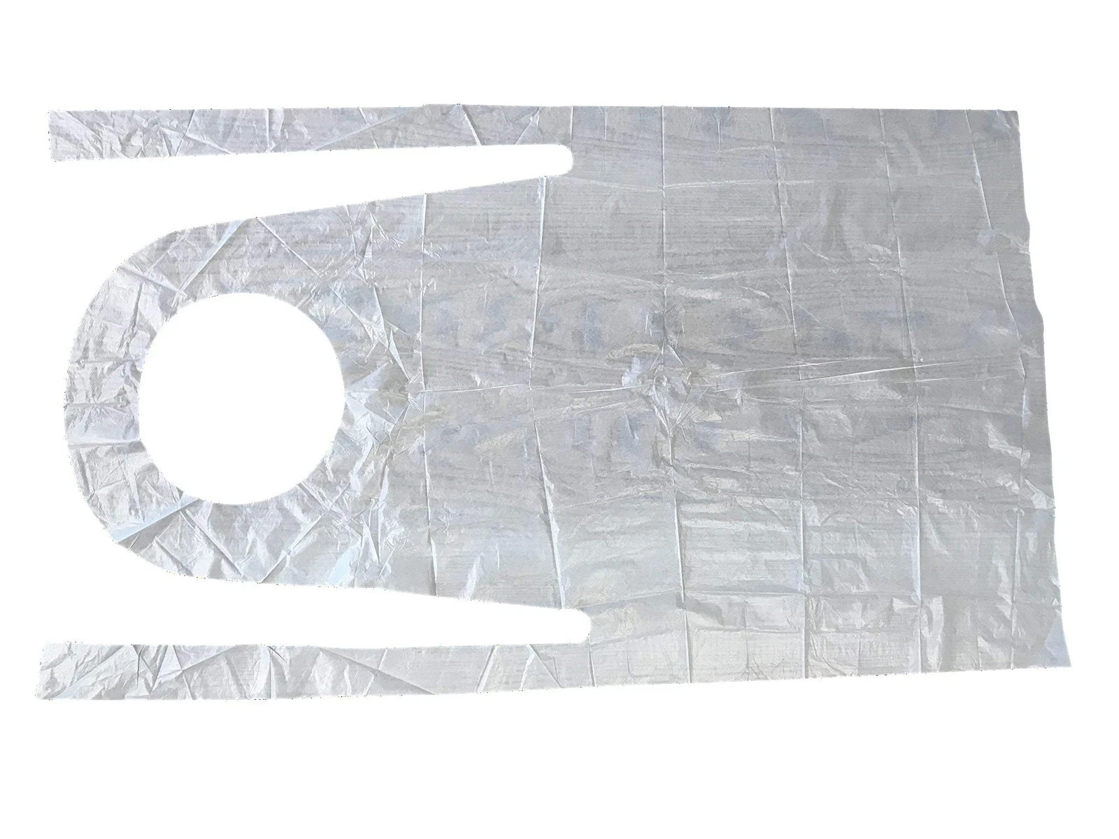 100 Count Bib Style Disposable Poly Aprons, Individually Wrapped, 28 x 46 Inc... gallery