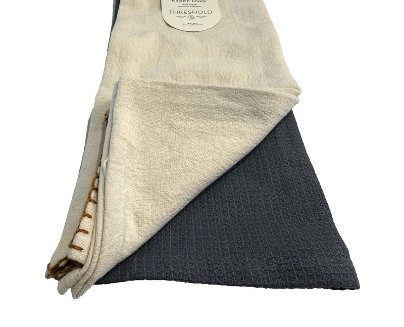 Threshold designed with Studio McGee Cotton Woven Kitchen Towels 18” x 28” 2 Pk gallery
