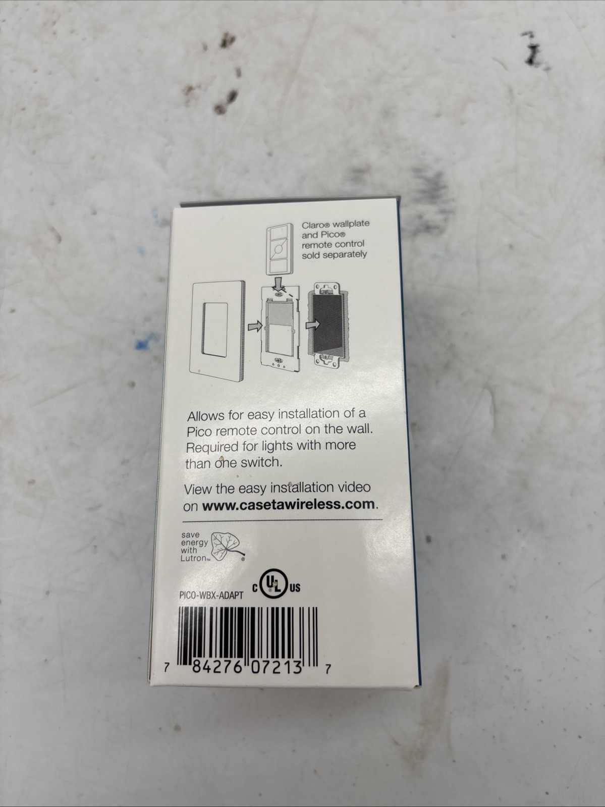 Lutron Caseta Wireless Wallplate Bracket for Pico Remote, PICO-WBX-ADAPT - NEW gallery