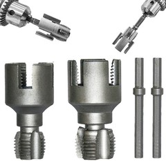 Pipe Thread Cutting Tool, Electric Drill Compatible Pvc Pipe Threader Kit