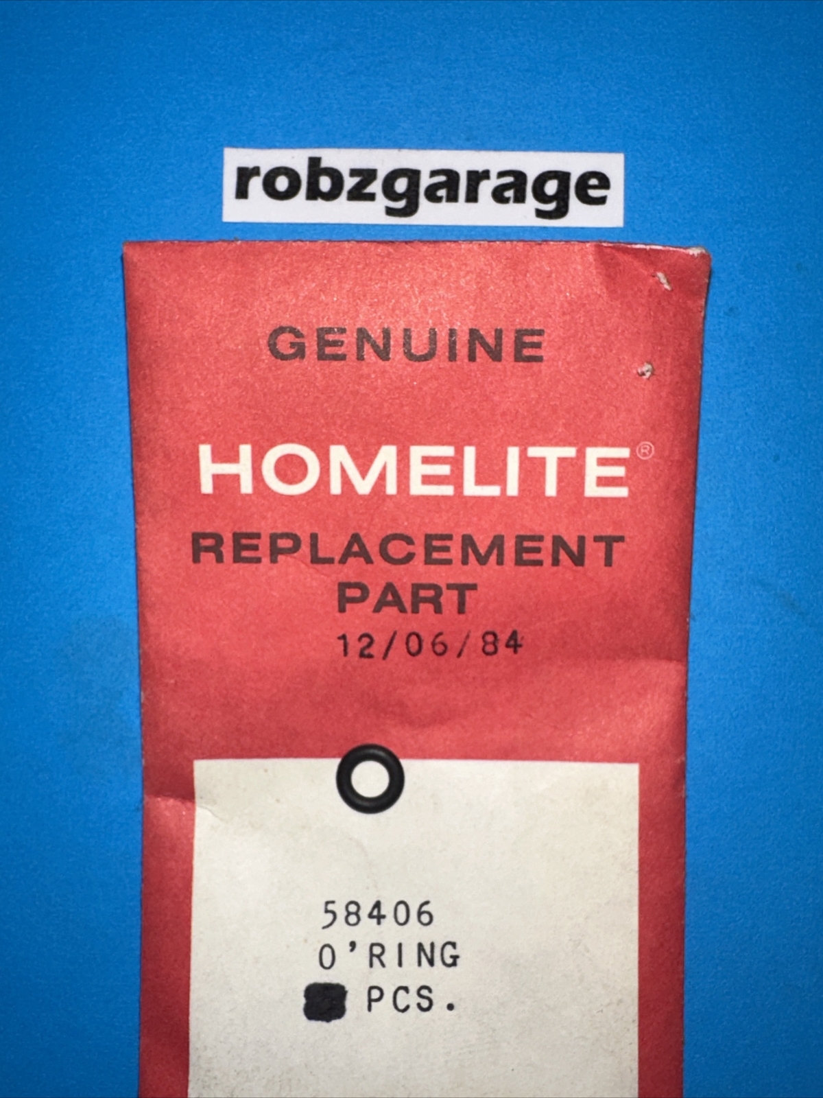 HOMELITE 58406 OIL PUMP O-RING SUPER EZ SEZ-AO SXL925 650 VI123 VI944 VI955 -B30 gallery