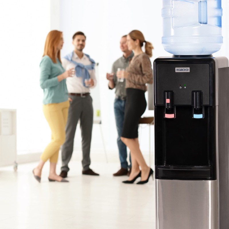 Top Loading Water Cooler with Removable Tray & Energy-Saving Features - Water... gallery