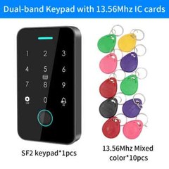 Tuya NFC Bluetooth Backlight Touch RFID 13.56MHz Door Lock Keypad Access IP66