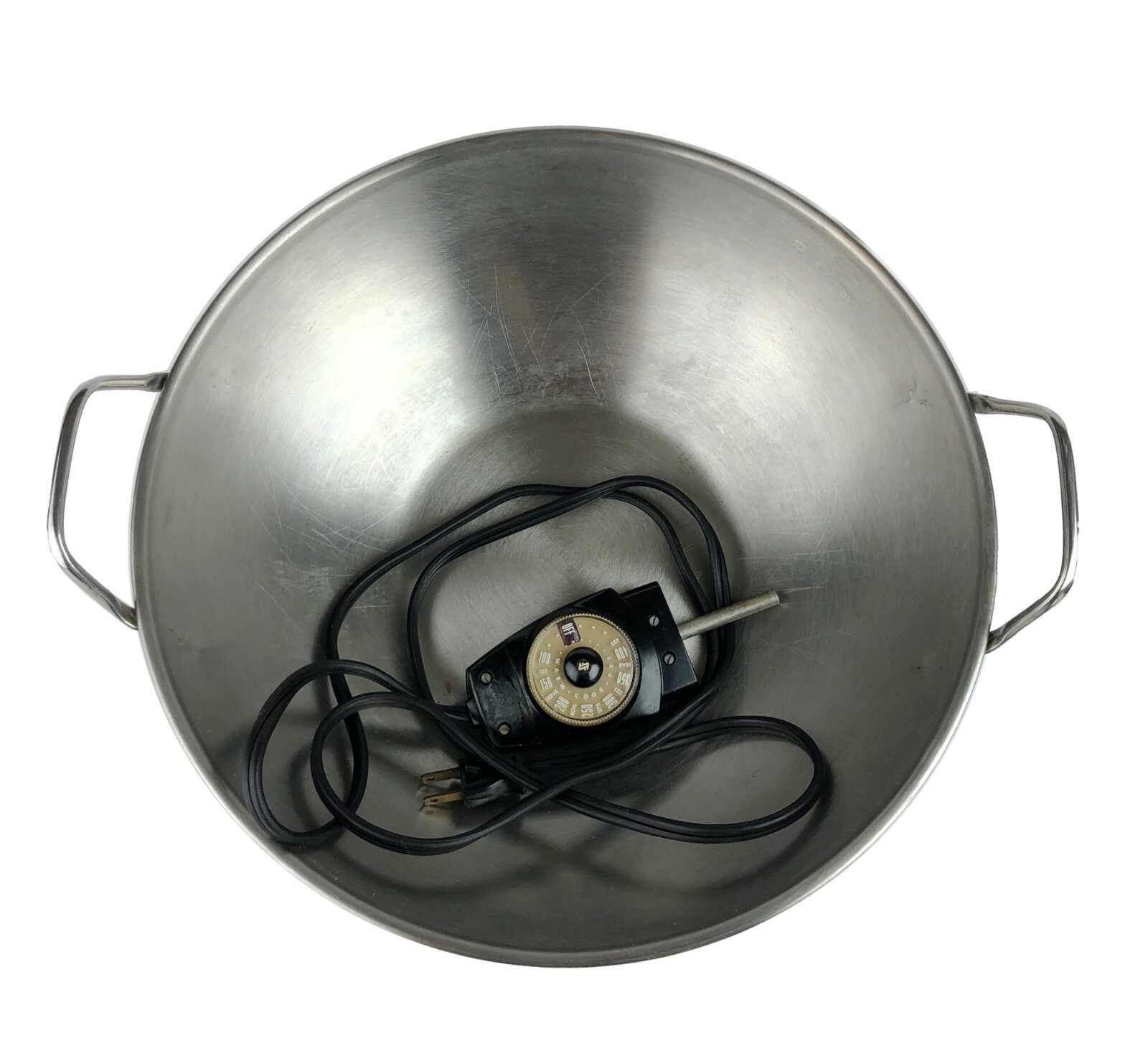 Vintage BIG Farberware Model 303 Electric Wok Stainless Steel 14 Inches WORKS gallery