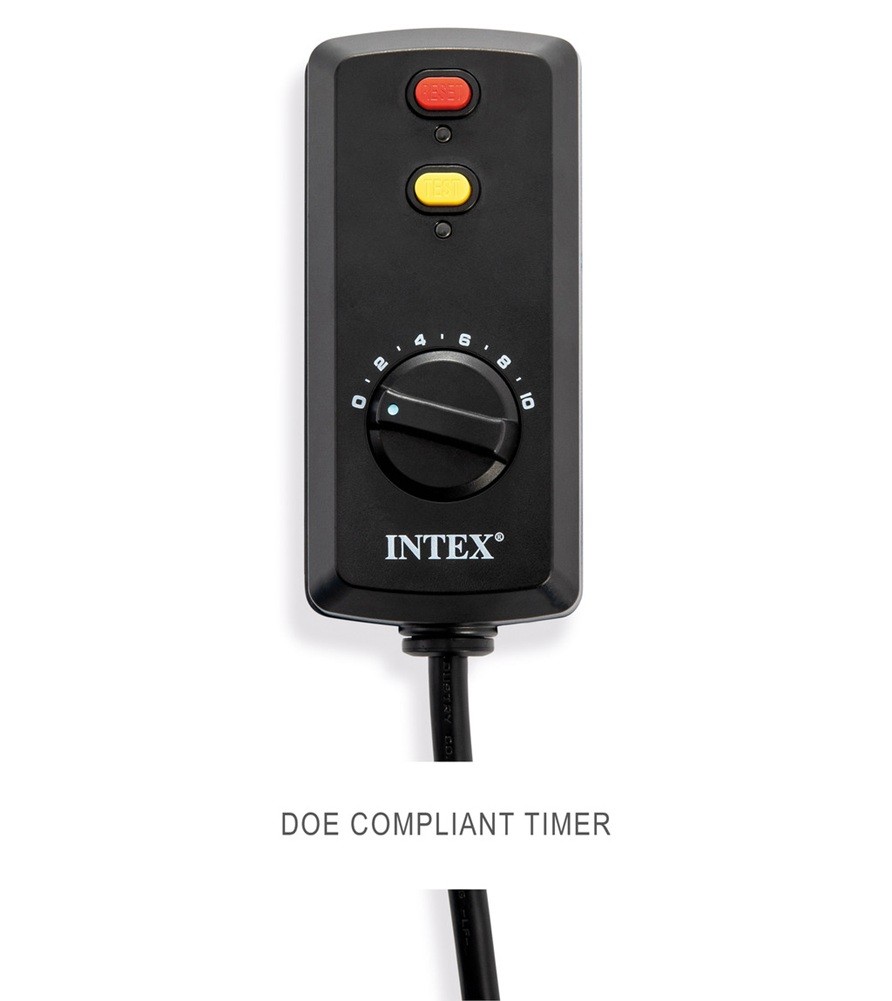 Intex Krystal Clear Sand Filter Pump for Above Ground Pools 16inch 110120V with gallery