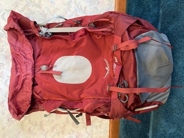 Backpack, Osprey Aether Men’s Large 85L, Arroyo Red, XLNT 2