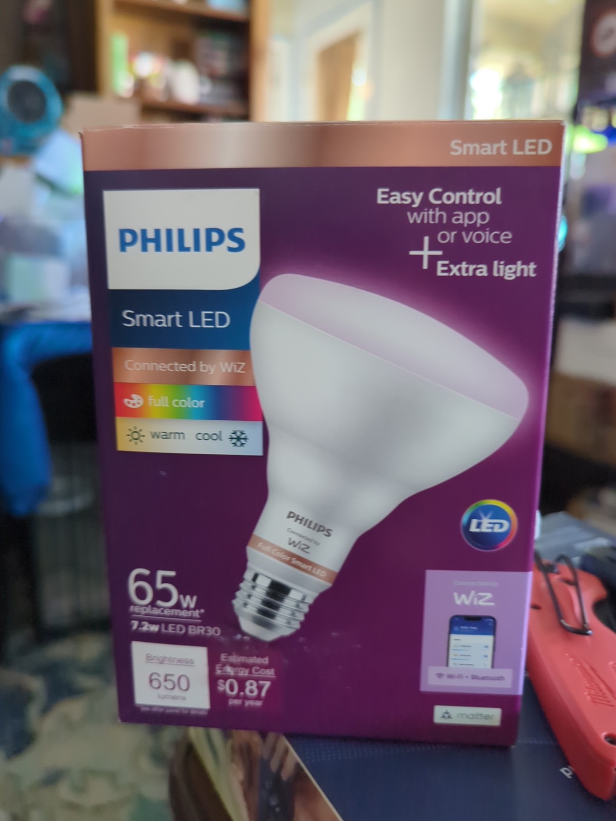 Philips Smart Wi-Fi LED 7.2-Watt Energy Saving Plug-In Color Changing Light gallery