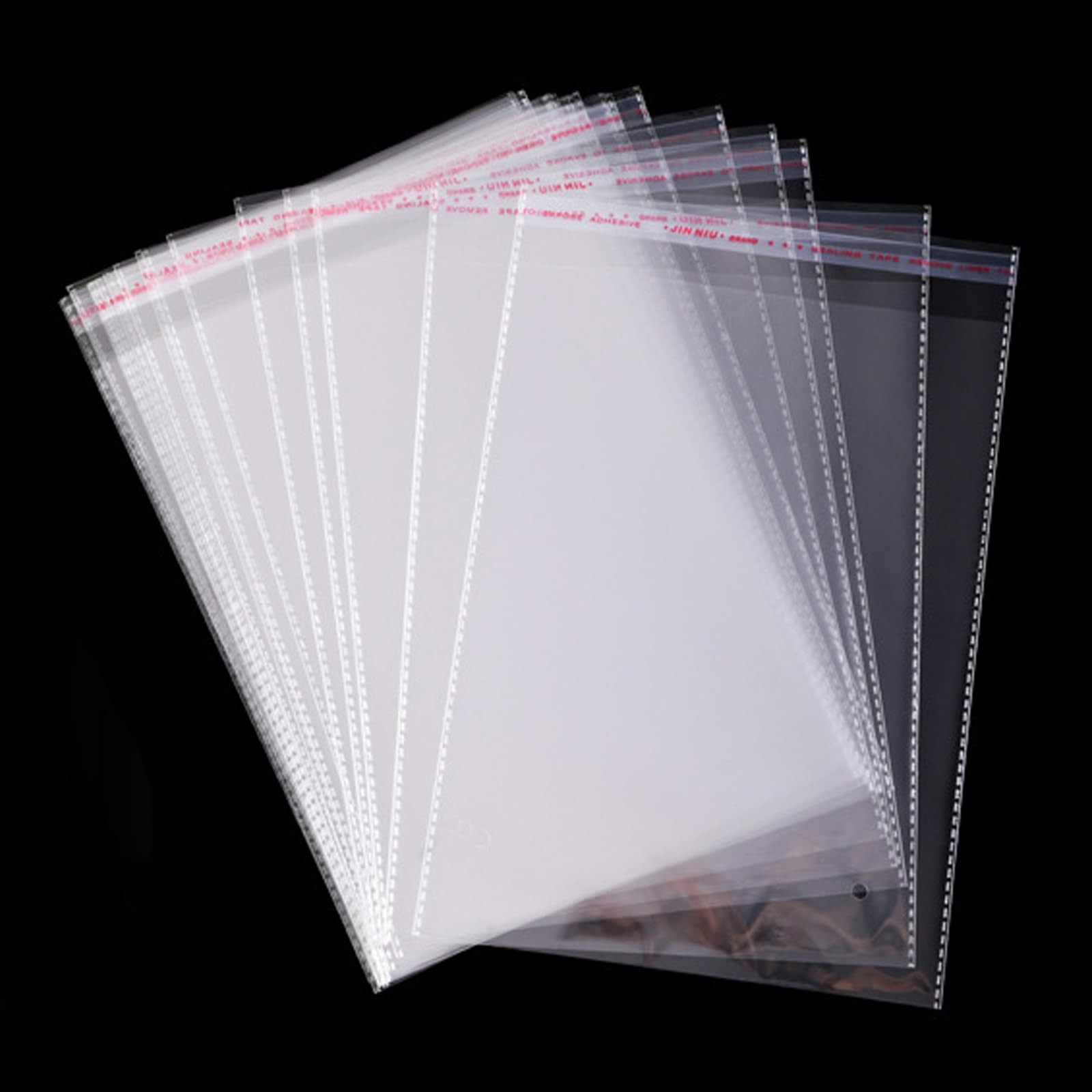 Dyfhoju Clear Cellophane Plastic Bags,9x12 Inch Resealable 9*12 inch bag gallery
