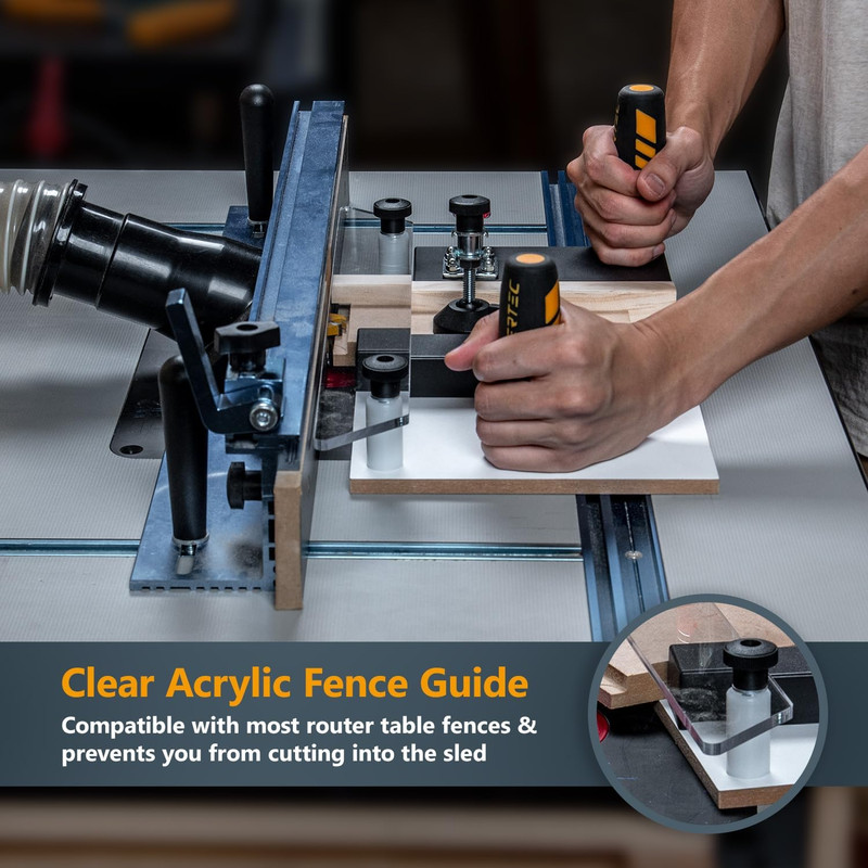 Router Table Coping Sled - Precision Cuts for Cabinet Doors & Drawers gallery