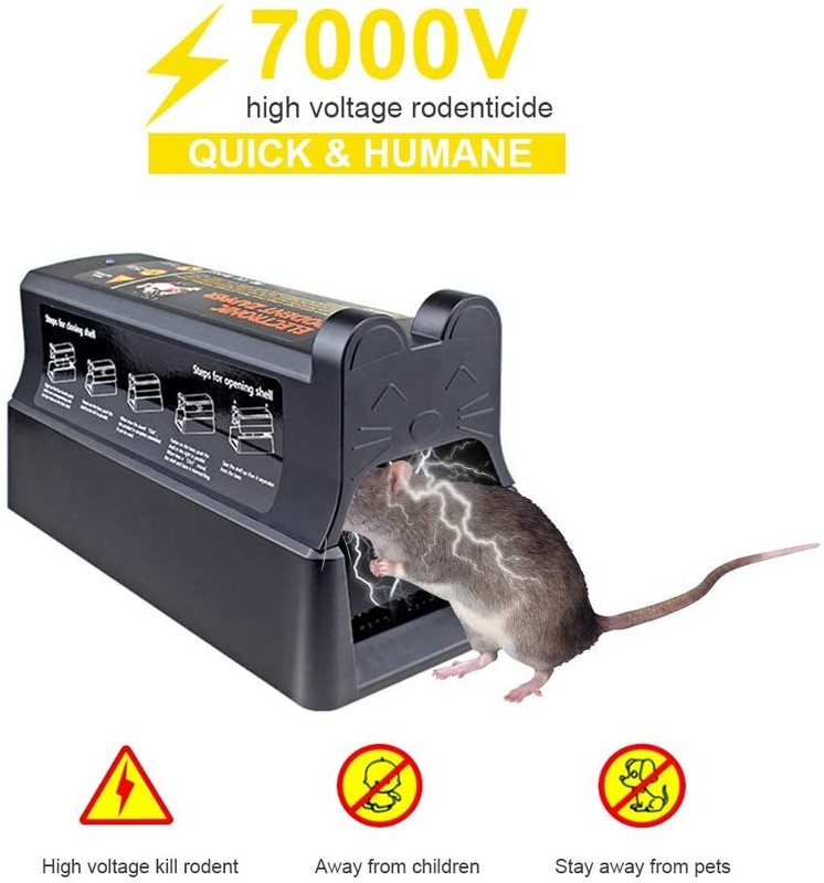 Electronic Mouse Trap Victor Control Rat Killer Pest Electric Rodent Zapper US gallery