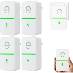 4pcs Smart Electricity Saving Box Plug-In Power Saver 90V – 250V US Outlet