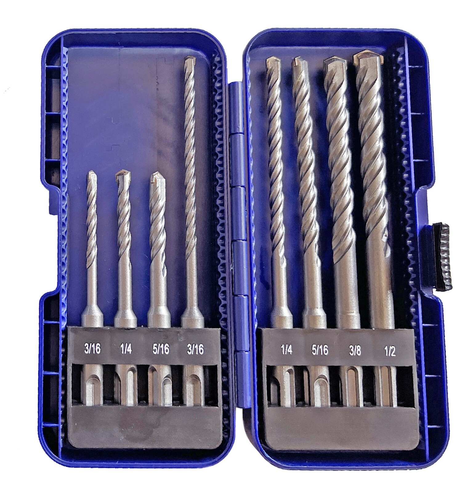 8Pcs SDS Plus Rotary Hammer Drill Bit Set Carbide Tip Masonry Concrete Drill Bit gallery