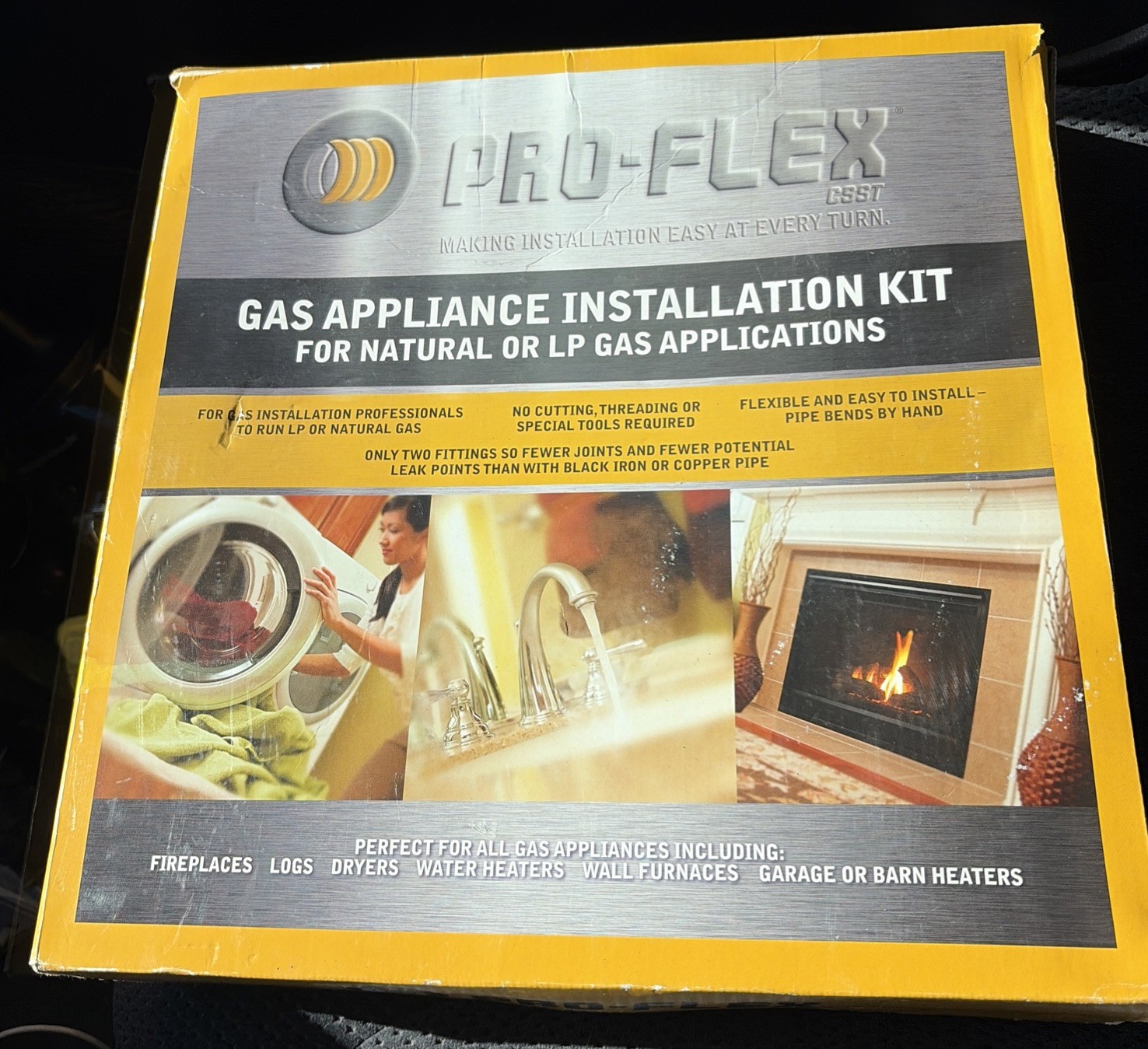Pro-Flex Gas Appliance Installation Kit PFSAGK-2000C - Natural Gas or Propane gallery