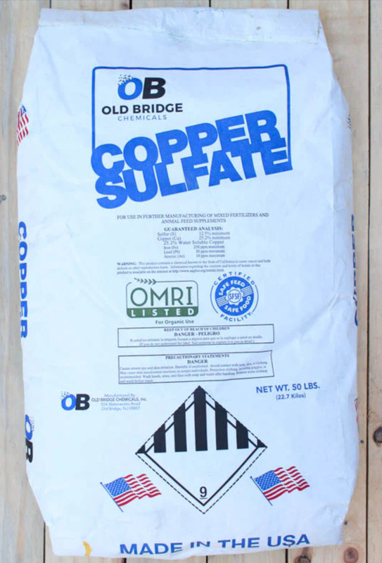 Copper Sulfate Crystals - 50 Lbs. [Fine Grade] [99% Pure] gallery