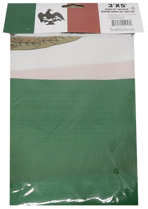 First Mexican Empire Flag, Unique Design, 3x5Ft / 90x150 cm size 100D gallery