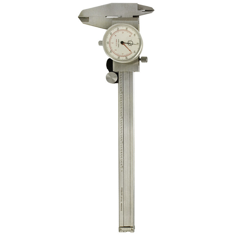 E-Z 6" DUAL READING Reader Dial Caliper Graduation 001" Metric Ruler gallery