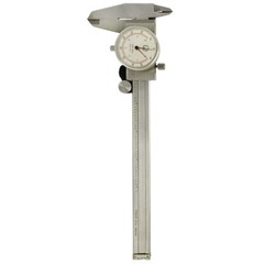 E-Z 6″ DUAL READING Reader Dial Caliper Graduation 001″ Metric Ruler