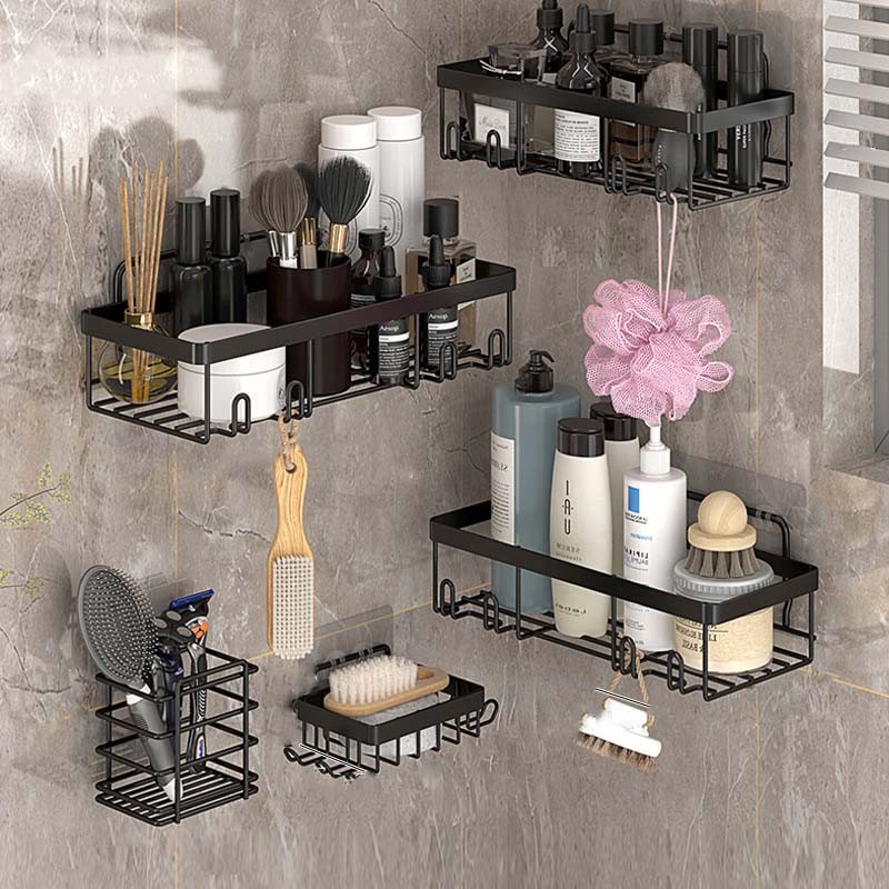 5 Pack Adhesive Shower Organizer Corner Shower Caddy for Bathroom & Kitchen New gallery