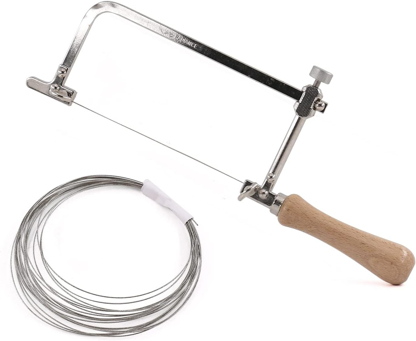 HOMESOM 1PC Coping Saw Steel Frame with 0.5Mm Diamond Wire Saw for Wood Stone Me gallery