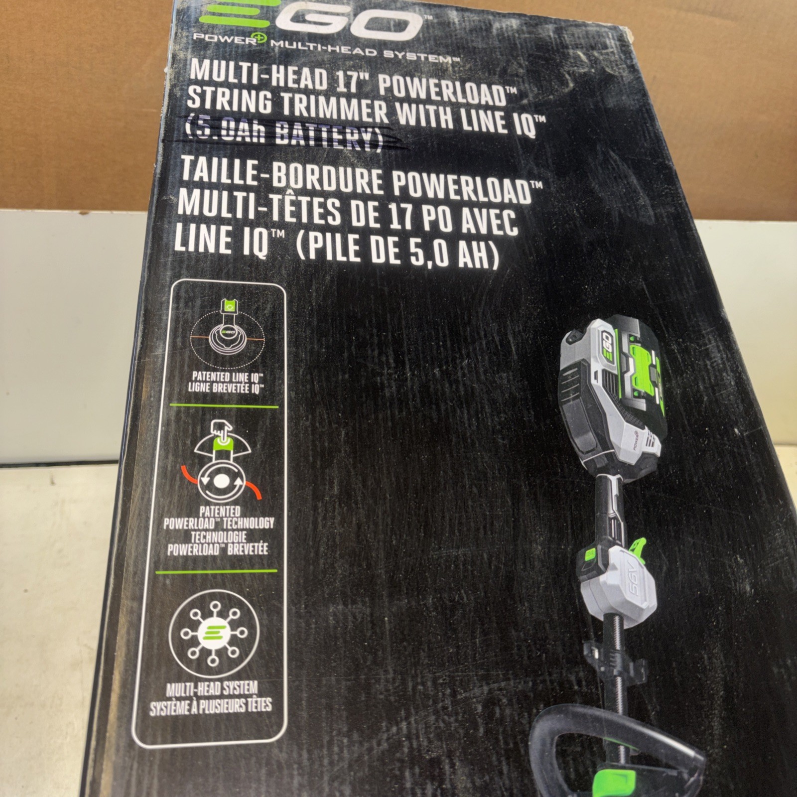 EGO 56V Multi -Head System w/LINE IQ, POWERLOAD 17-in Straight.TOOL ONLY.00002 gallery