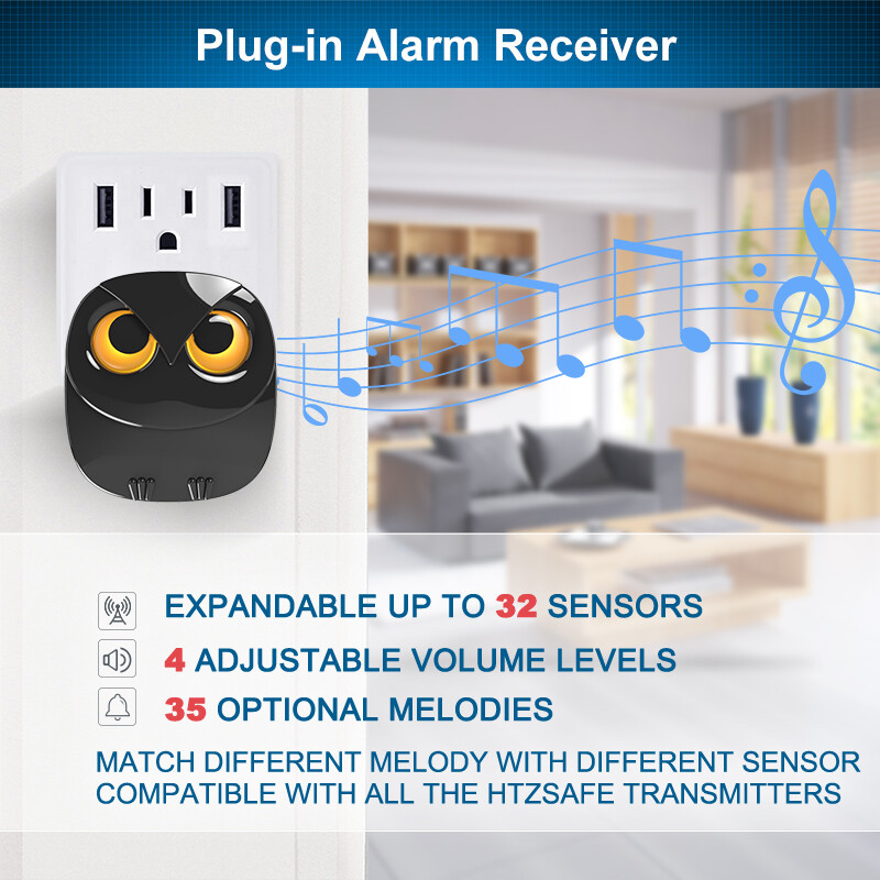 HTZSAFE 800 Meters Long Range Wireless Driveway Alarm Outdoor Weather-Resistant gallery
