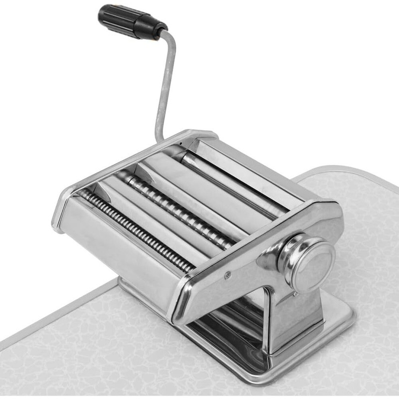 Fresh Pasta Maker Roller Machine Stainless Steel for Spaghetti Noodle Fettuccine gallery