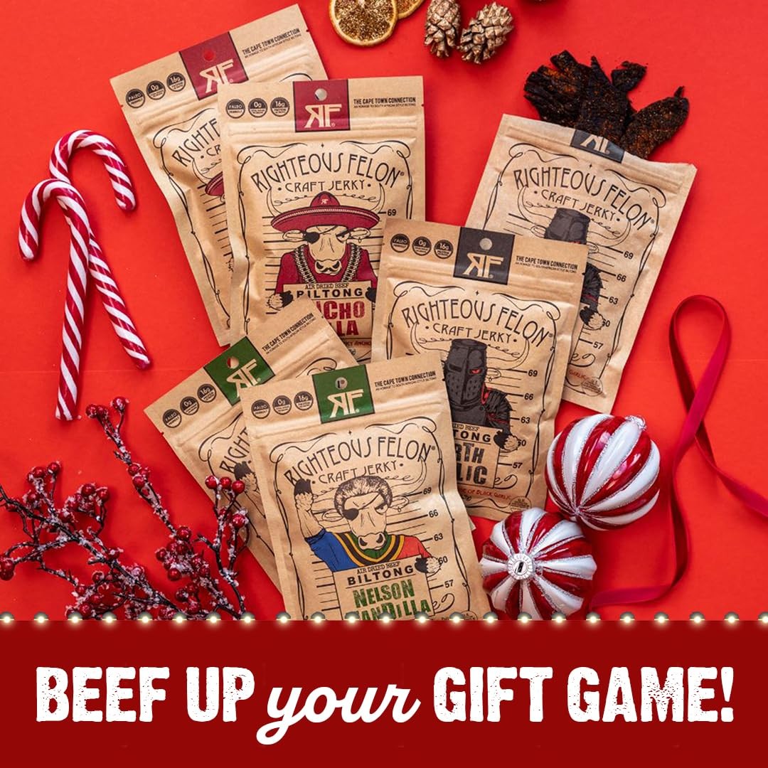 Beef Jerky Variety Pack | South African Biltong Snack Packs for Adults gallery