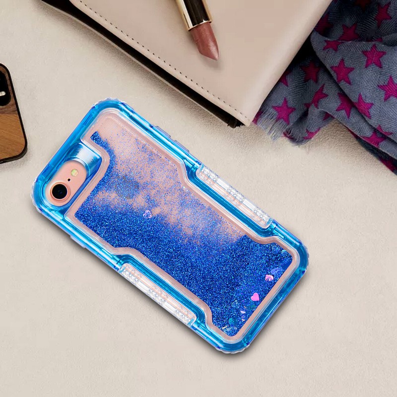 Heart Liquid Glitter Quicksand Glitter Liquid Case iPhone Se 2022/ iPhone 7/8 gallery