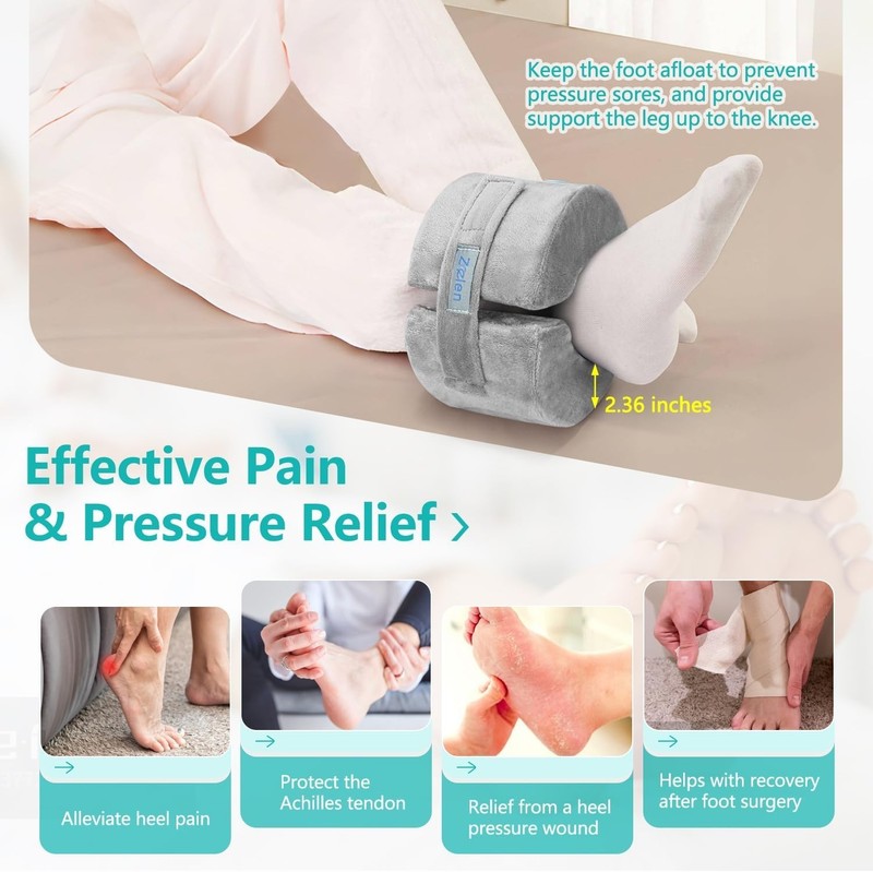 Foot Elevation Pillow: Lightweight Ankle Support for Surgery Recovery, Small gallery