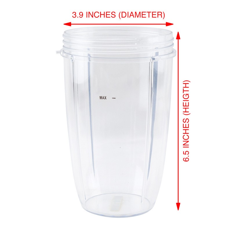 24 oz Tall Cup includes Handled Lip Ring For NutriBullet NB-101B NB-101S NB-201 gallery