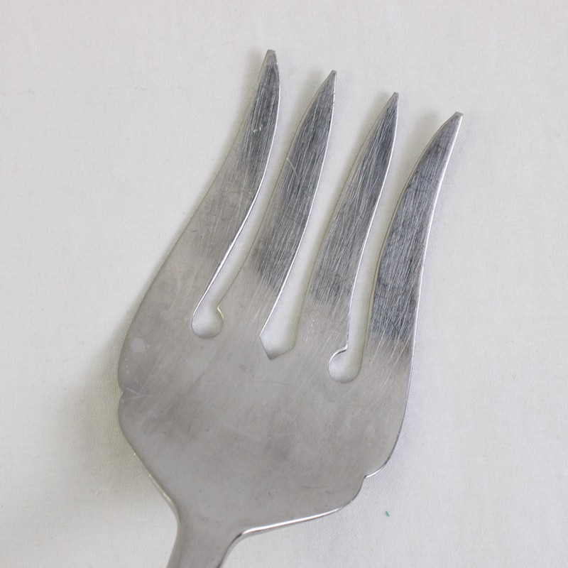 Retroneu Roseanne Solid Serving Fork 18/8 Stainless Steel 8.75 Inches gallery