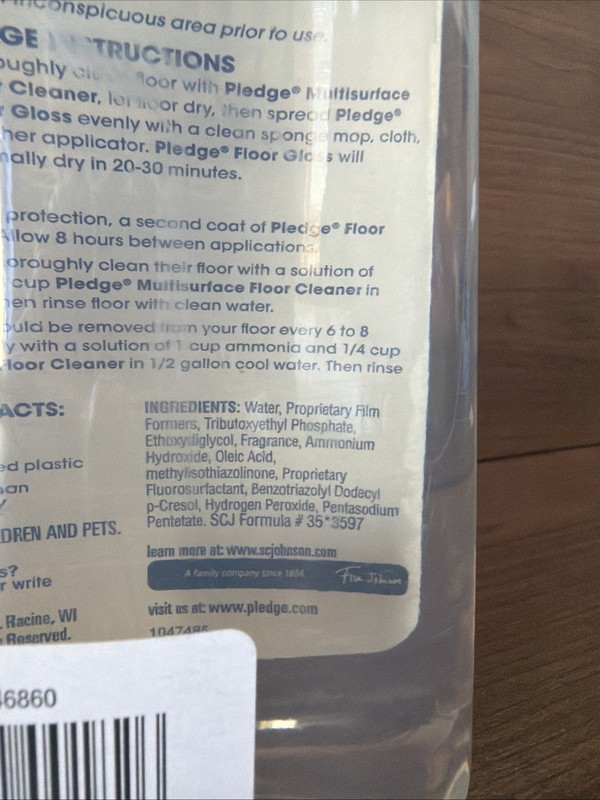 Pledge Revive It Original Floor Gloss Cleaner Long Lasting Shine 27oz New NOS gallery