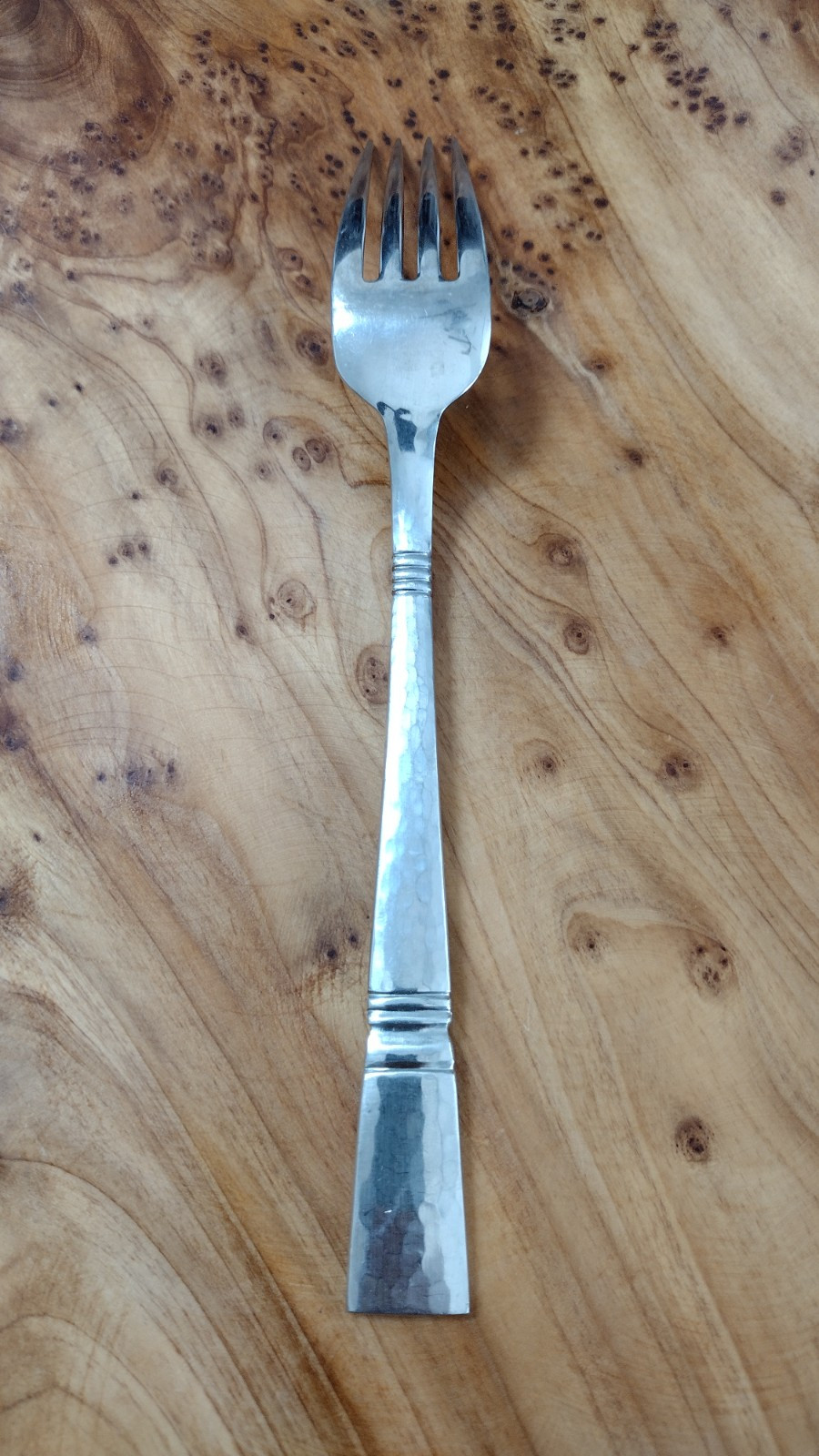 Gorham Baluster Hammered Stainless Steel Flatware Silverware 8" Dinner Fork(s) gallery