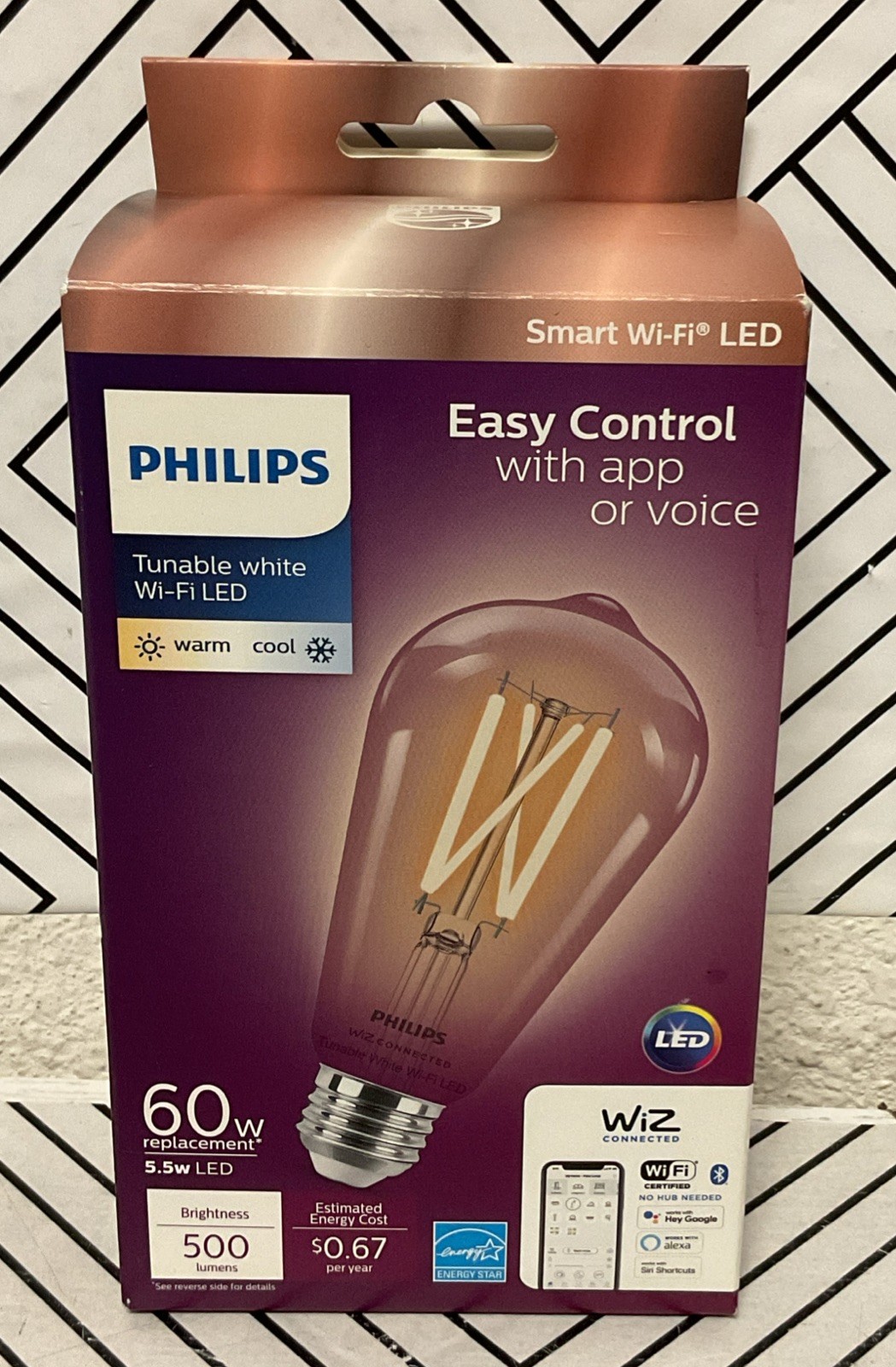 🥥 Philips Smart Wi-Fi LED Light Bulbs 60W Tunable Wiz Connected Easy Control🆕 gallery