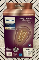 🥥 Philips Smart Wi-Fi LED Light Bulbs 60W Tunable Wiz Connected Easy Control🆕