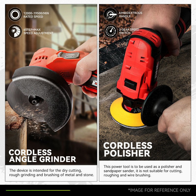 DNA Motoring 12V Cordless Hand Tools (Blue or Red), Battery and Charger gallery