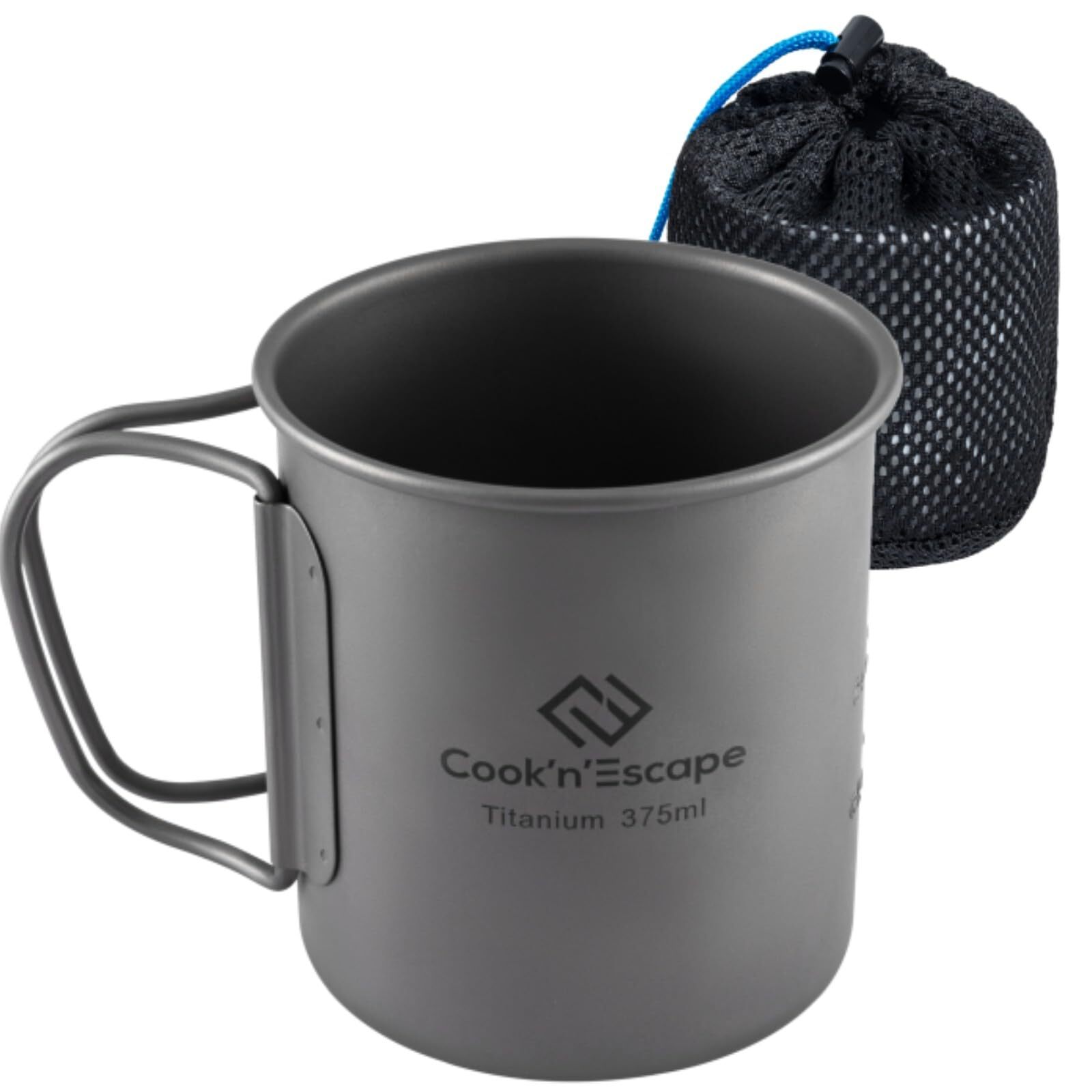 375ml Small Titanium Cup, Camping Coffee Mug Lightweight Backpacking Titanium... gallery