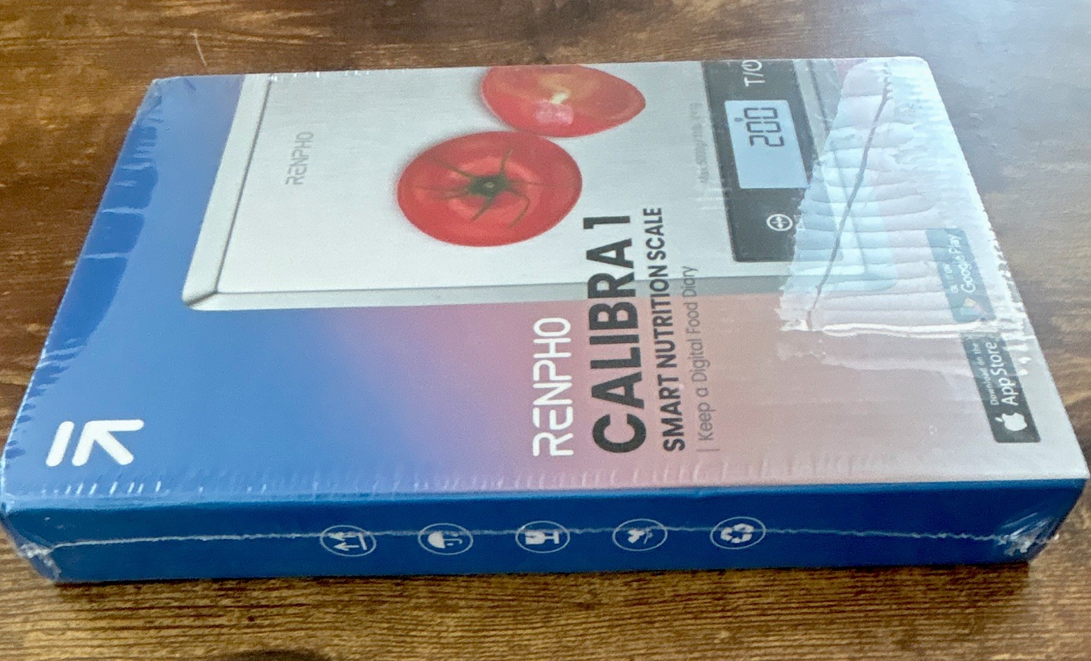 RENPHO Calibra 1 Smart Nutrition Digital Kitchen Scale Battery Silver ES-SNS01 gallery