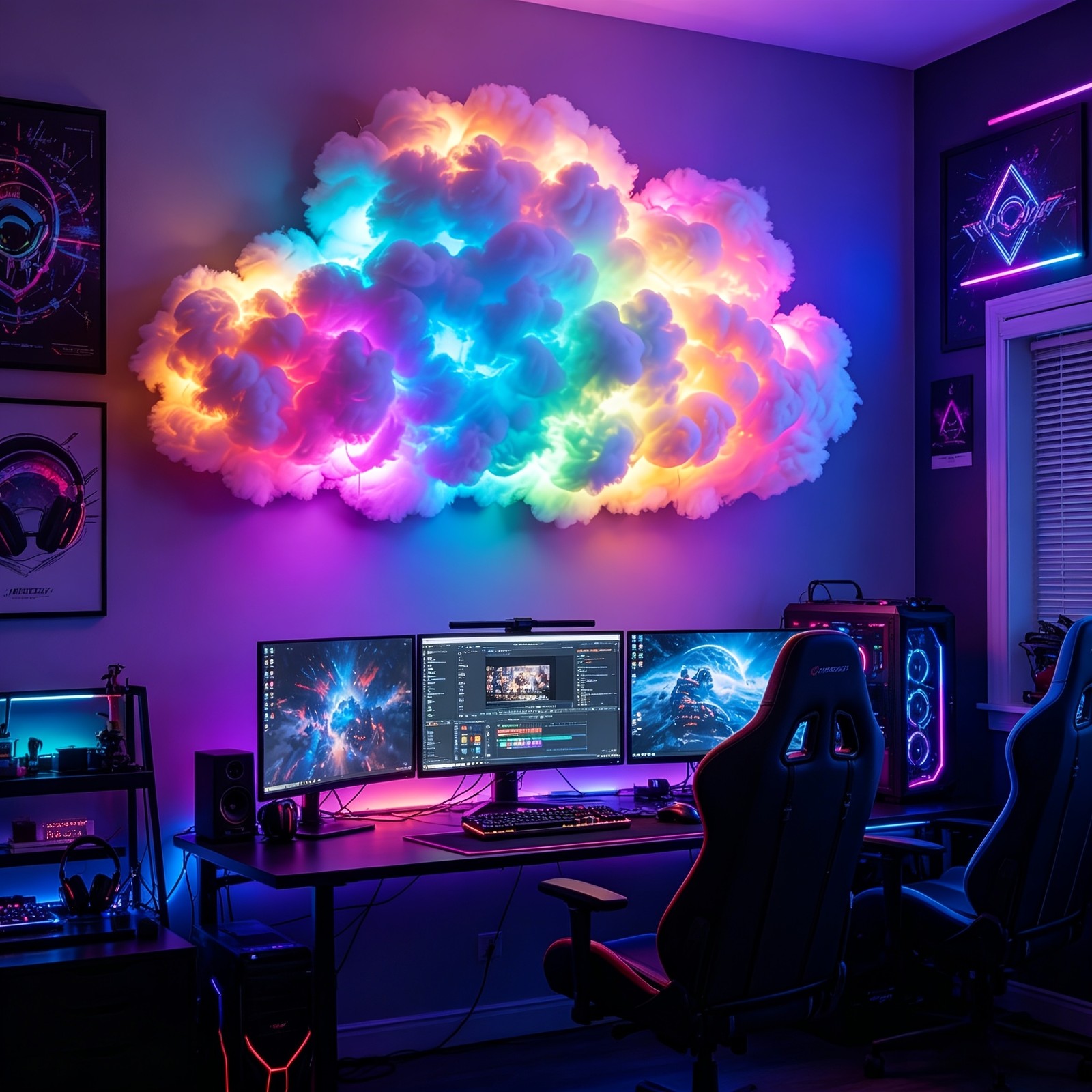 Thunder cloud Light Smart Light Supports Music Synch gallery