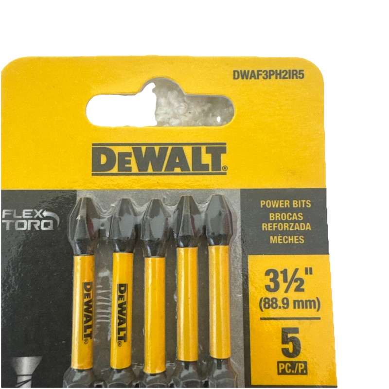 New DEWALT Impact Screwdriver Bits 2,Phillips, 3-1/2 in L Set of 5 DWAF3PH2IR5 . gallery