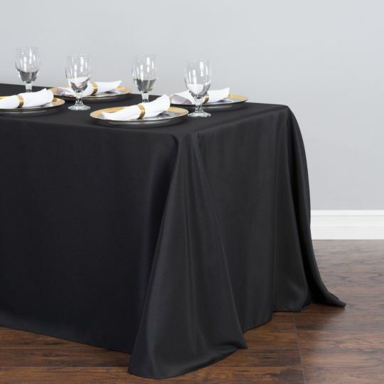 1/10 pack 90 x 156 in. Rectangular Polyester Tablecloths,33 Color Wedding Event gallery