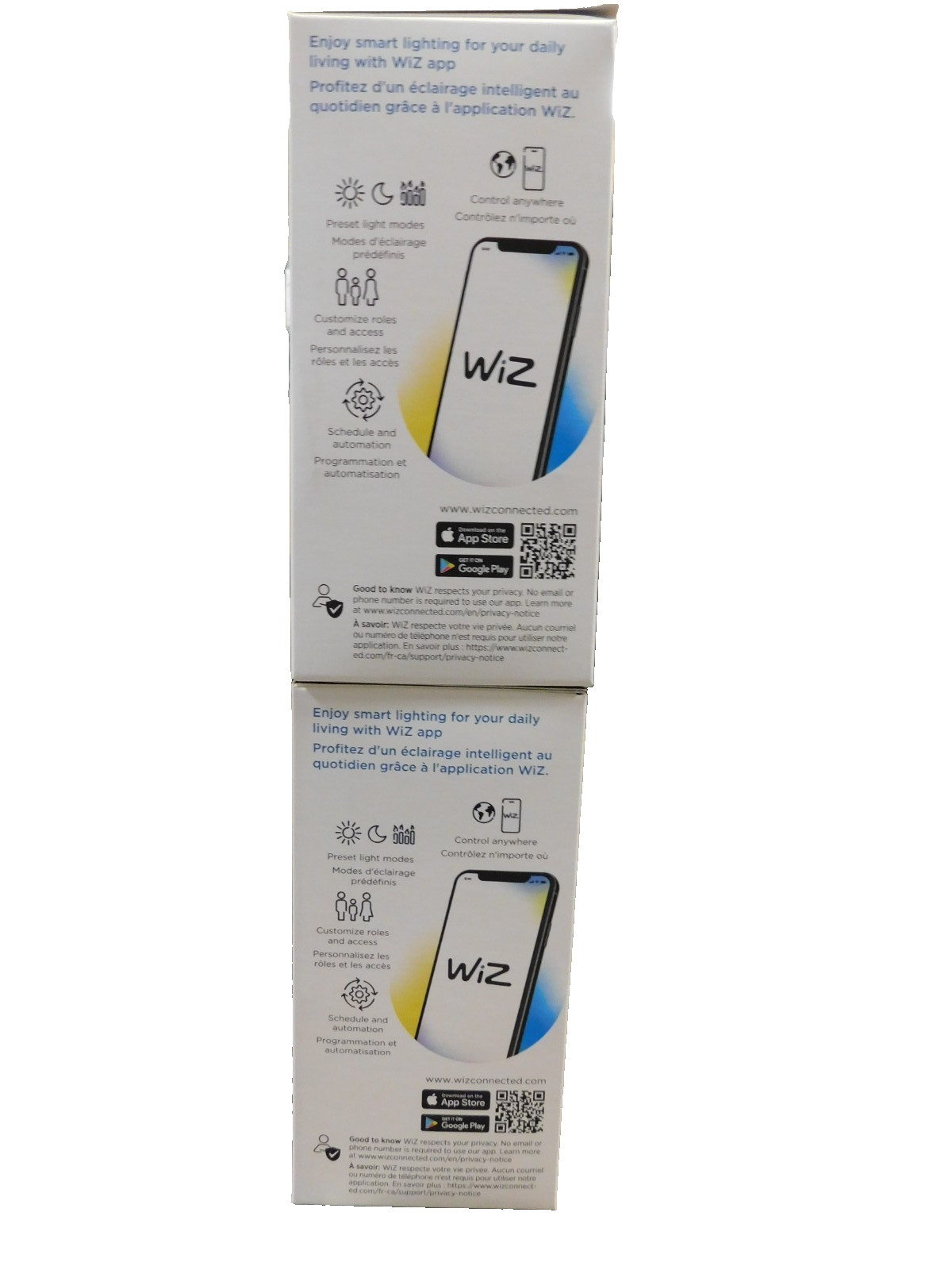 WIZ LED 800lm Warm Cool WiFi Connected Bulbs-6 Count Smart Lighting gallery