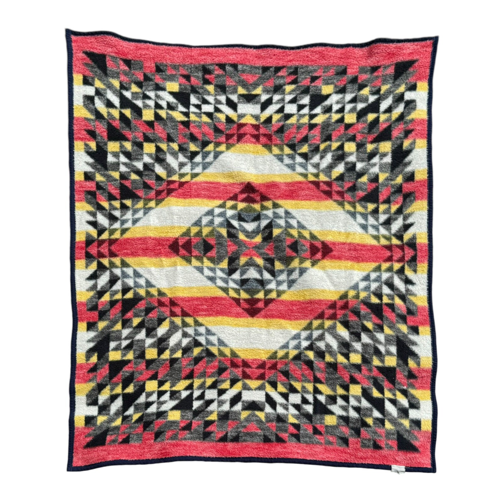 Vintage Biederlack Reversible Southwestern Geometric Blanket 50x72 Made In Usa gallery