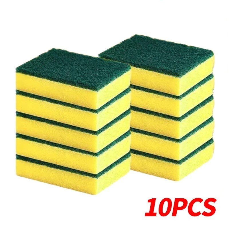 10 Pack Kitchen Cleaning Sponges Scourers Washing Up Non-Scratch for Dish Pad gallery