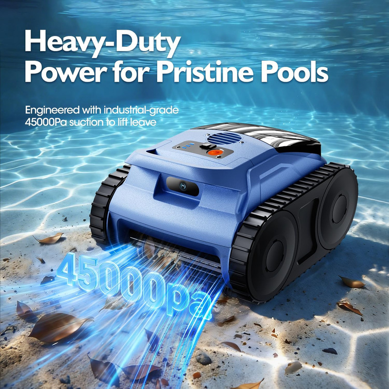 [2026 Release] Automatic Robotic Pool Vacuum for Inground & above Ground Pools, gallery