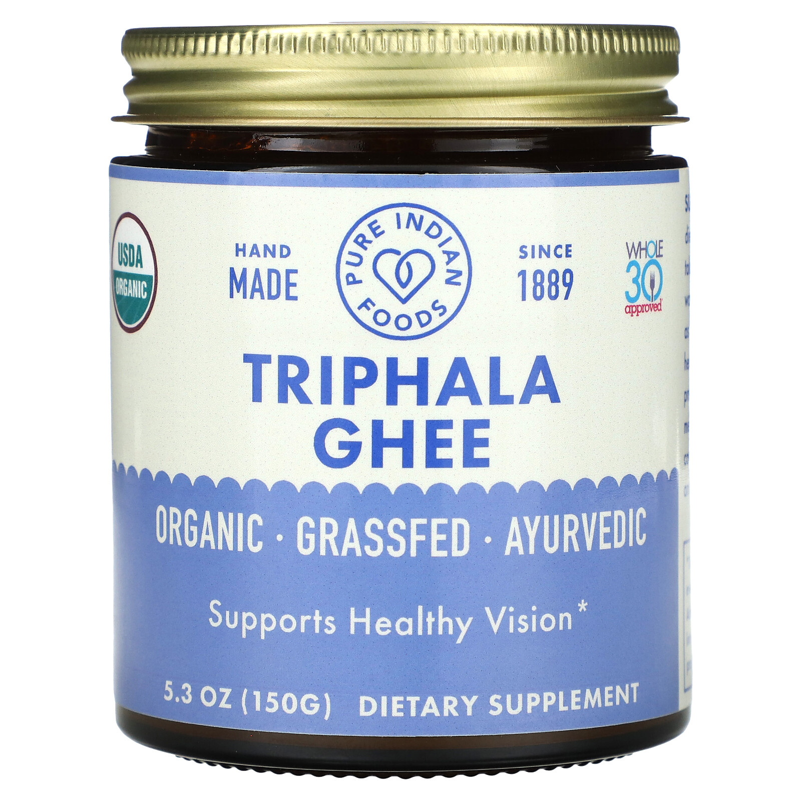 Organic Triphala Ghee, 5.3 oz (150 g) gallery