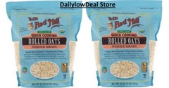 2 PACK – Bob’s Red Mill Organic Quick Cooking Rolled Oats 32 oz Pkg FRESH